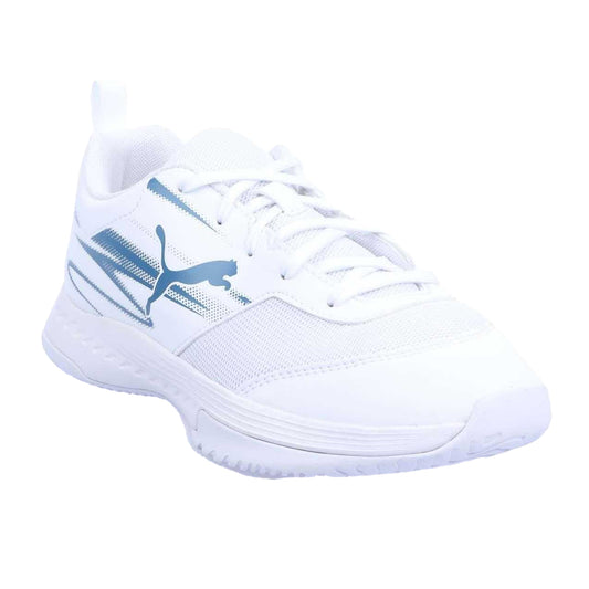White - Front - Puma Childrens-Kids Varion II Trainers