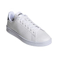 White-Navy - Front - Adidas Unisex Adult Advantage Trainers