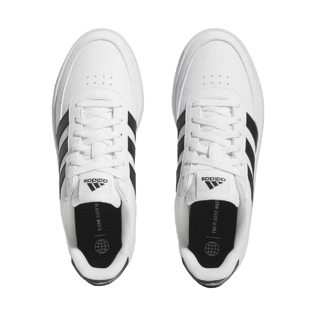 White - Side - Adidas Unisex Adult Breaknet 2.0 Trainers