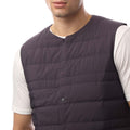 Purple - Side - Mizuno Mens Synthetic Down Gilet