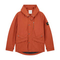 Orange - Front - Lyle & Scott Mens Hooded Jacket