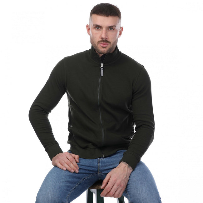 Khaki Green - Lifestyle - Mercery Mens Amonwoods Waffle Full Zip Sweatshirt