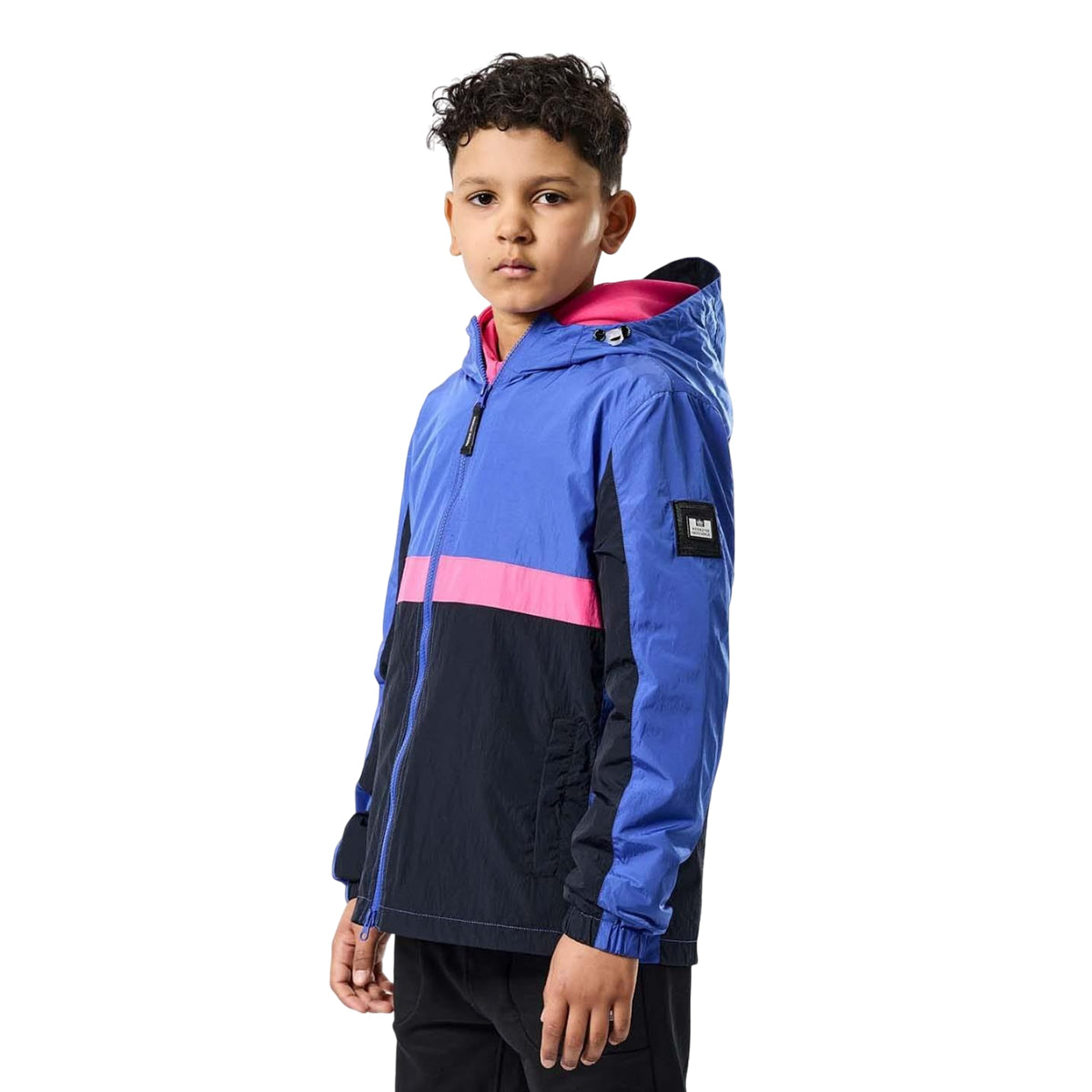 Blue - Pack Shot - Weekend Offender Childrens-Kids Parissa Stand Out Jacket