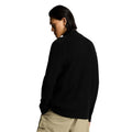 Black - Back - Lyle & Scott Mens Ribbed Jumper