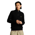 Black - Lifestyle - Lyle & Scott Mens Ribbed Jumper