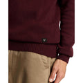 Red - Lifestyle - Lyle & Scott Mens Quarter Zip Saddle Sleeve Jumper