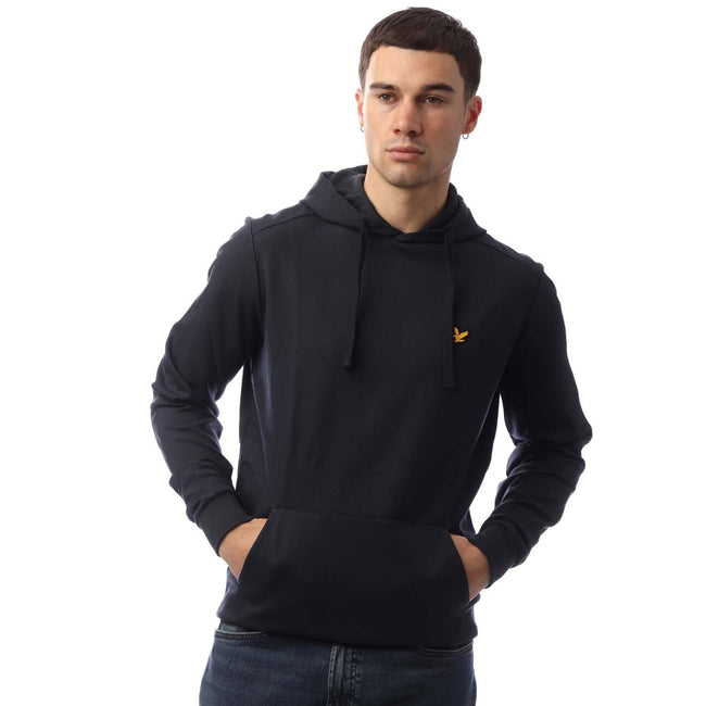 Blue - Front - Lyle & Scott Mens Hoodie
