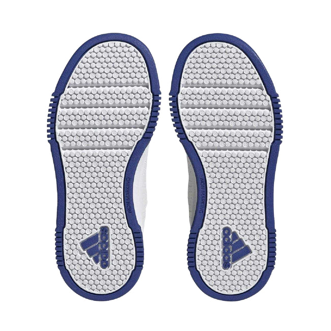 White-Blue - Close up - Adidas Childrens-Kids Tensaur 2.0 Sport Trainers
