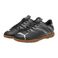 Puma Black-Silver - Front - Puma Childrens-Kids Attacanto IT Football Boots