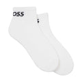 White - Front - Boss Mens Ankle Socks (Pack of 2)