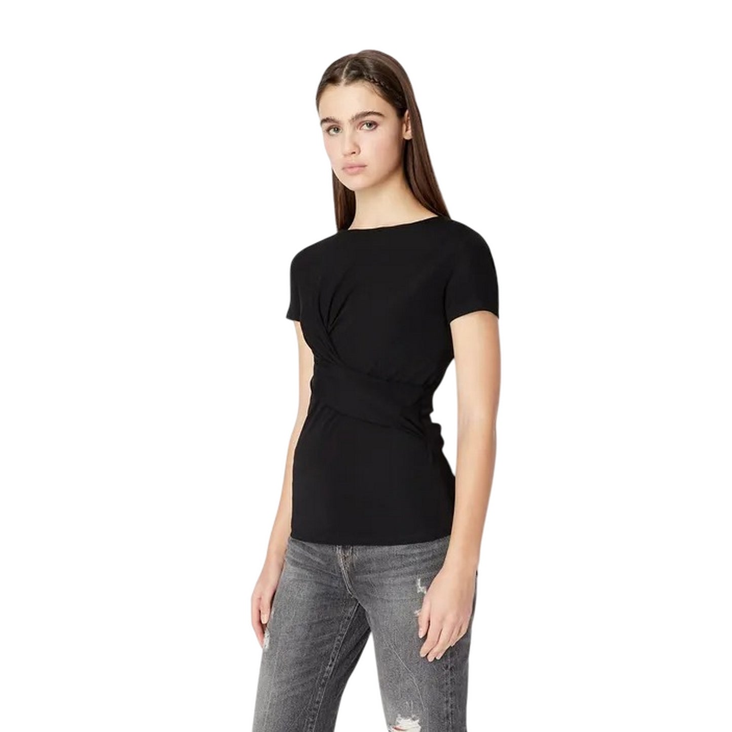 Black - Lifestyle - Armani Exchange Womens-Ladies Top