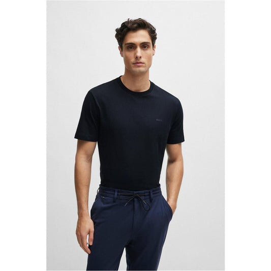 Navy - Front - Boss Mens Thompson 01 T-Shirt
