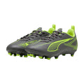 Silver - Pack Shot - Puma Childrens-Kids Ultra 5 Play Firm Ground Football Boots
