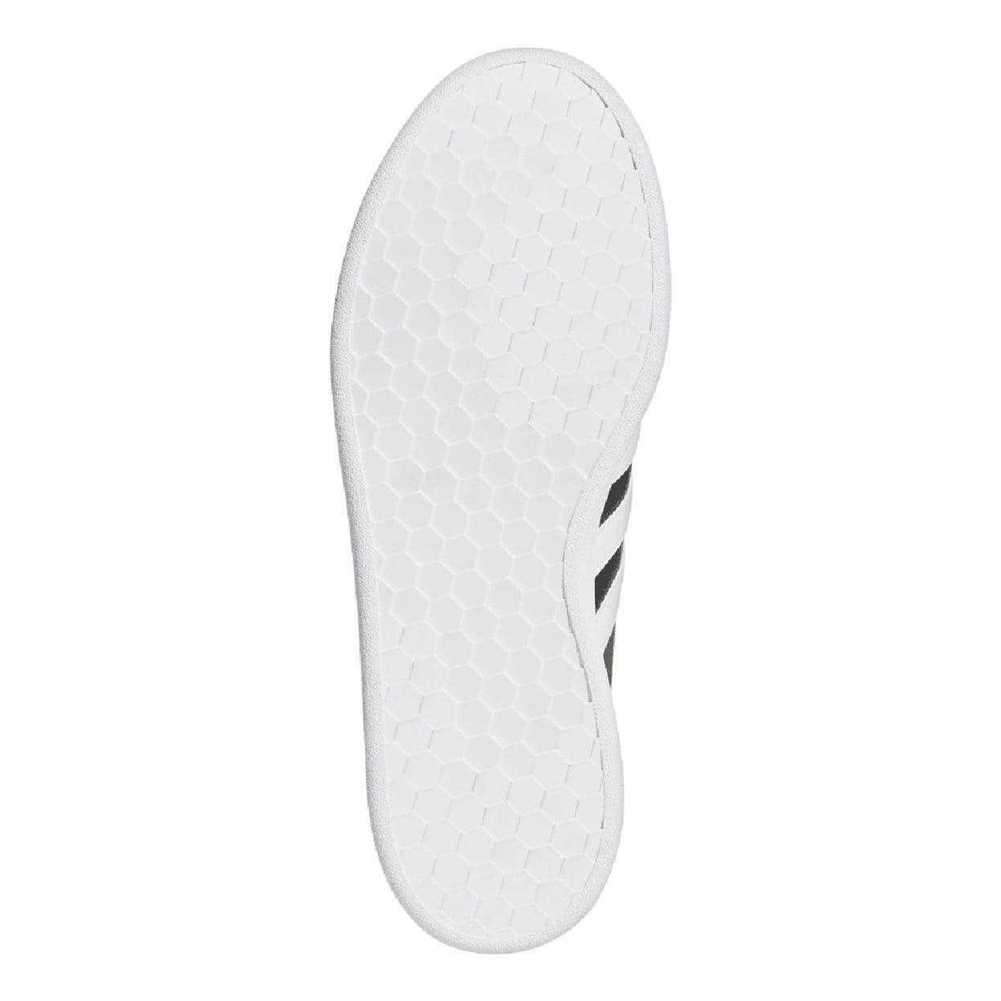 Black - Pack Shot - Adidas Mens Grand Court Leather Trainers