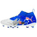 Blue - Side - Puma Childrens-Kids Future 8 Match Forever Firm Ground Football Boots