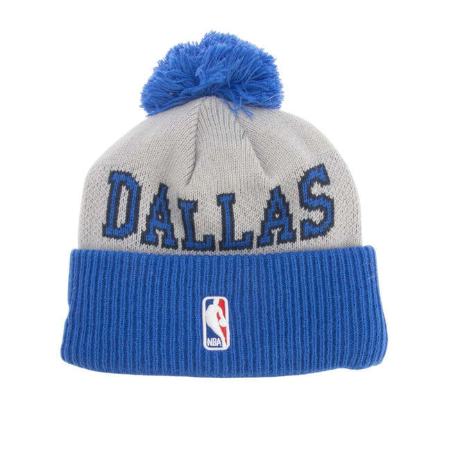 Blue - Back - New Era NBA Tip Off 2023 Dallas Mavericks Knitted Bobble Beanie