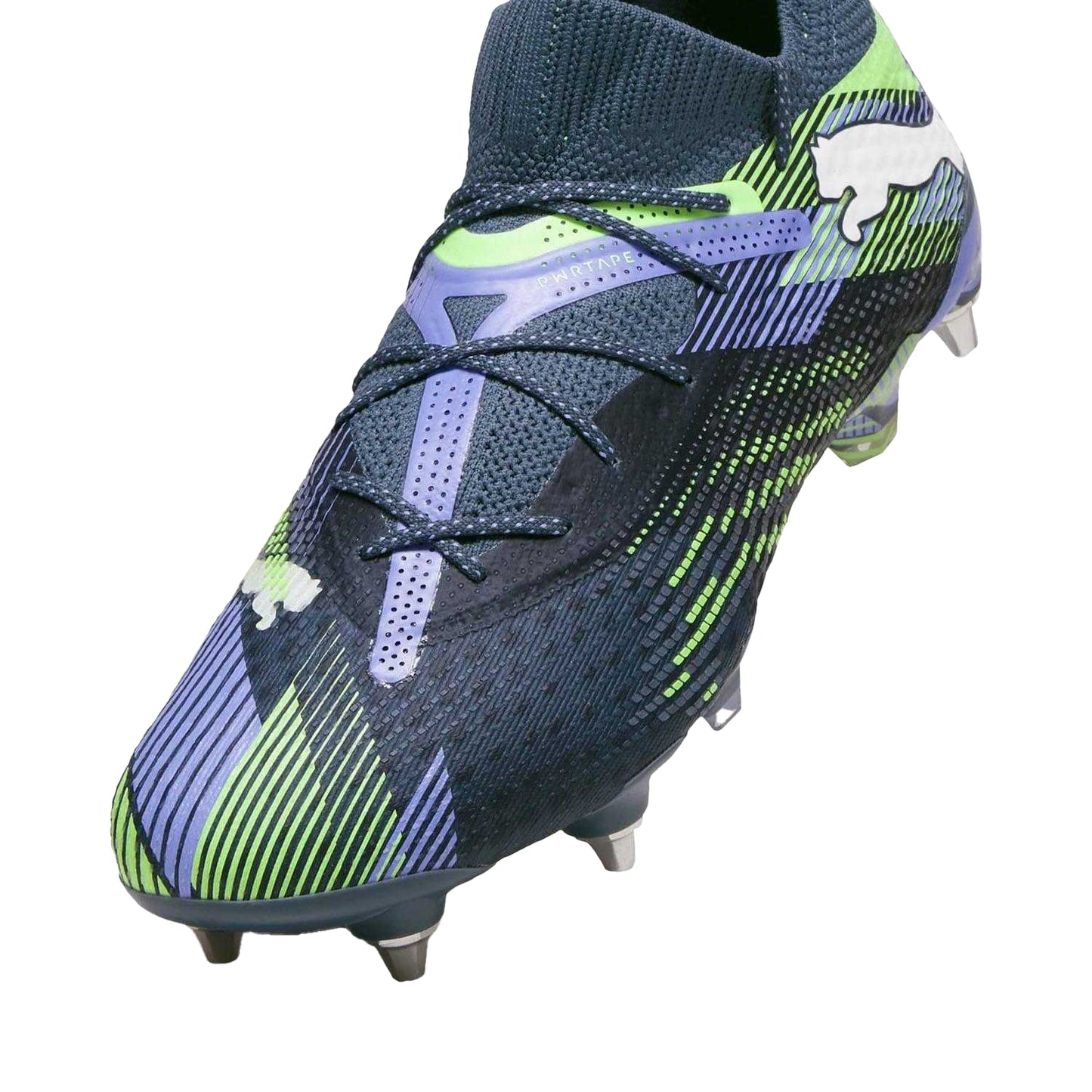 Grey - Close up - Puma Mens Future 7 Ultimate Soft Ground Football Boots