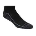 Black - Back - Skechers Mens Crew Quarter Socks (Pack of 6)