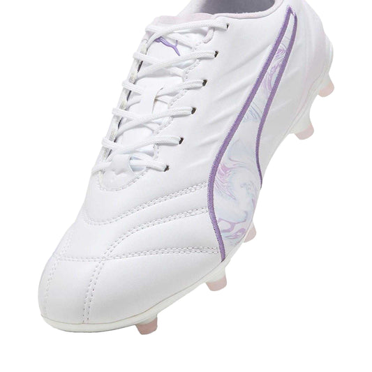 White - Front - Puma Womens-Ladies King Pro Brilliance Artificial Ground Football Boots
