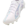 White - Pack Shot - Puma Womens-Ladies Ultra 5 Ultimate Brilliance Firm Ground Football Boots