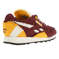 Burgundy - Pack Shot - Reebok Mens Classic Pump Faux Leather Trainers