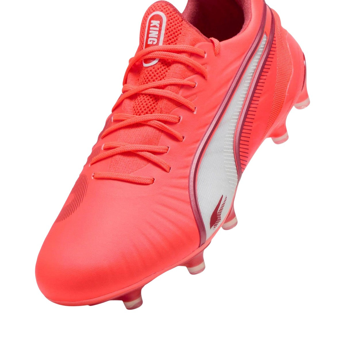 Red - Close up - Puma Womens-Ladies King Ultimate Artificial Ground Football Boots