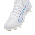 White - Pack Shot - Puma Womens-Ladies Ultra 5 Match+ Brilliance Firm Ground Football Boots