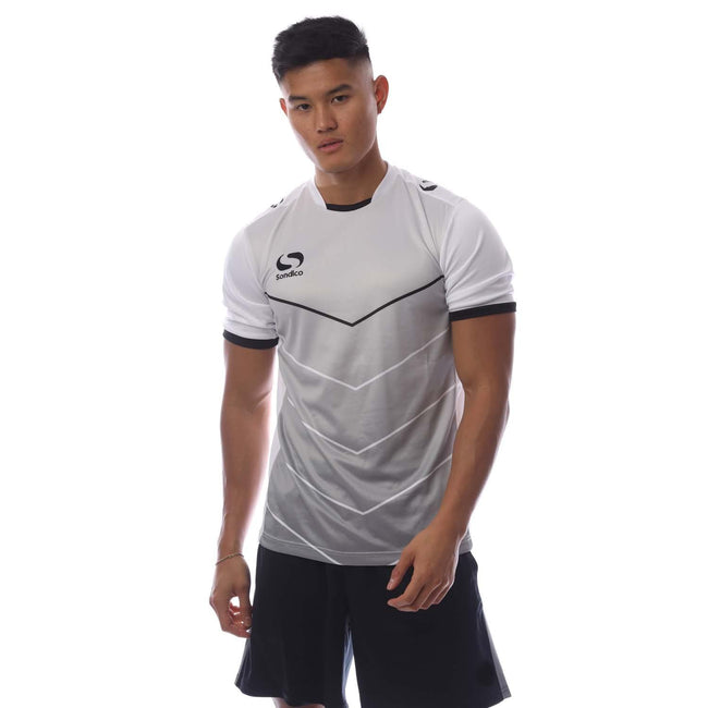 White - Front - Sondico Mens Precision Match Jersey