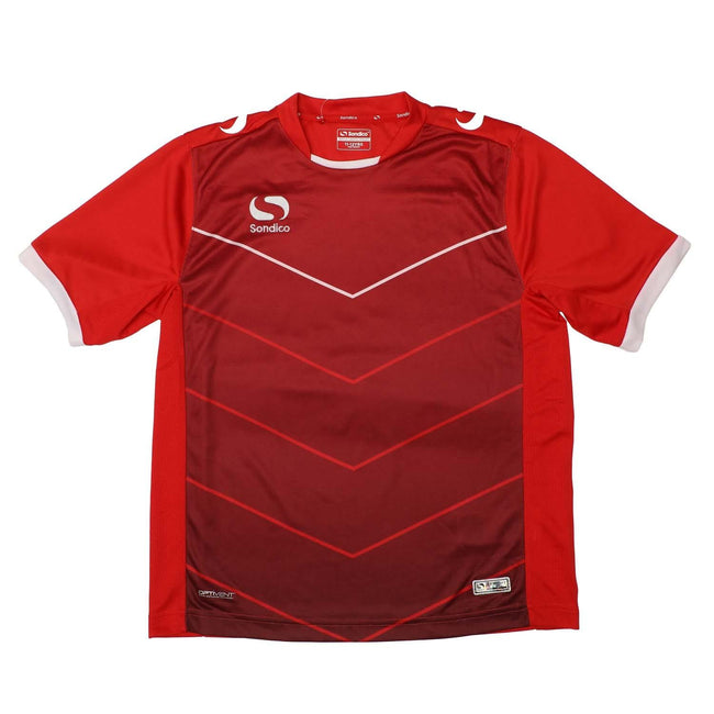 Red - Front - Sondico Childrens-Kids Precision Match Jersey