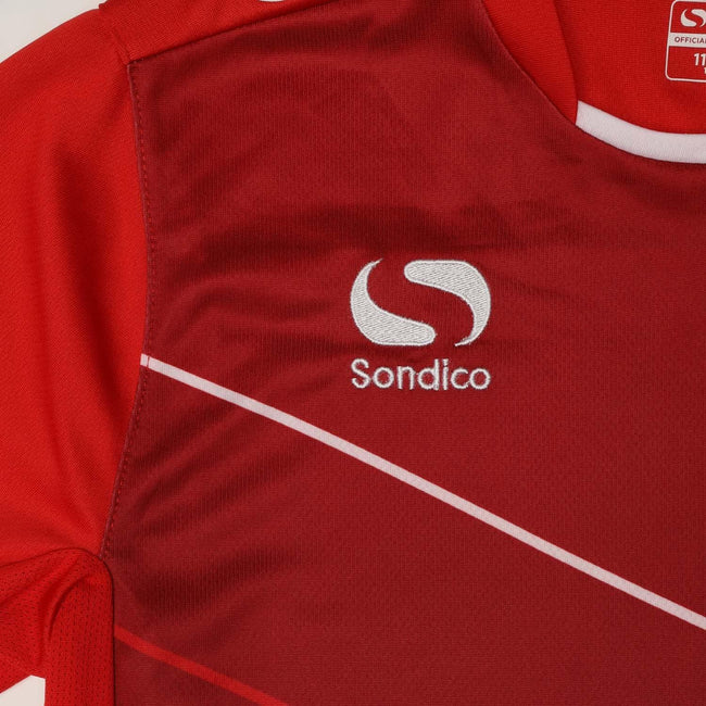 Red - Lifestyle - Sondico Childrens-Kids Precision Match Jersey