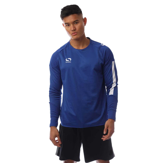 Blue - Lifestyle - Sondico Mens Evolution Crew Neck Sweatshirt