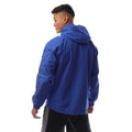 Blue - Back - Sondico Mens Evolution Waterproof Jacket