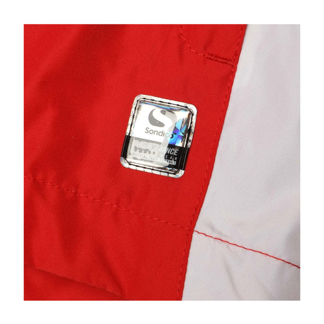 Red - Side - Sondico Boys Venata Waterproof Jacket