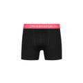 Black - Close up - Crosshatch Mens Astral Boxer Shorts (Pack of 12)