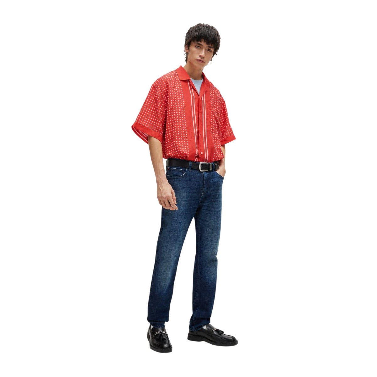 Dark Blue - Lifestyle - Hugo Boss Mens 708 Slim Jeans