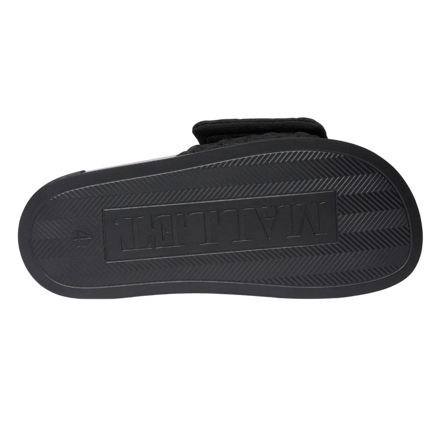 Black - Pack Shot - Mallet Womens-Ladies Plain Sliders