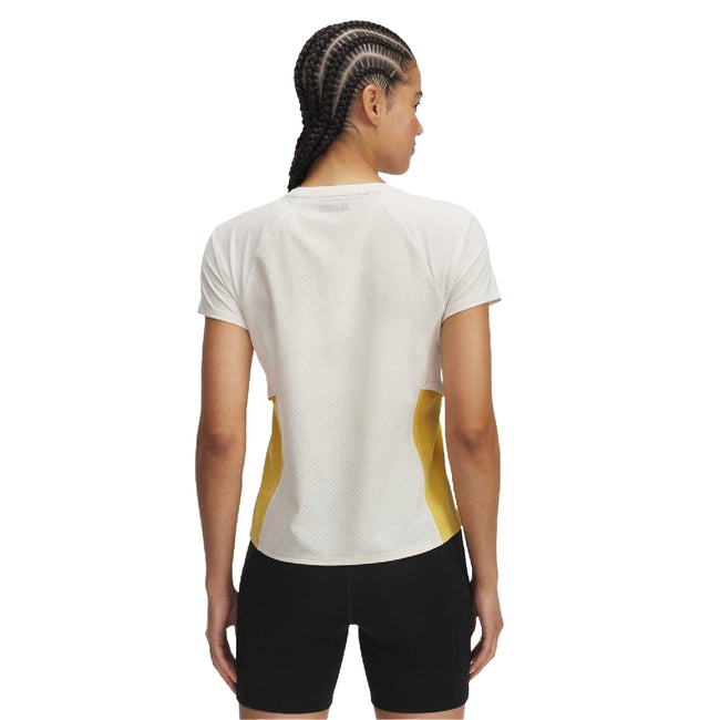 Brown - Back - Under Armour Womens-Ladies Trail Run Top