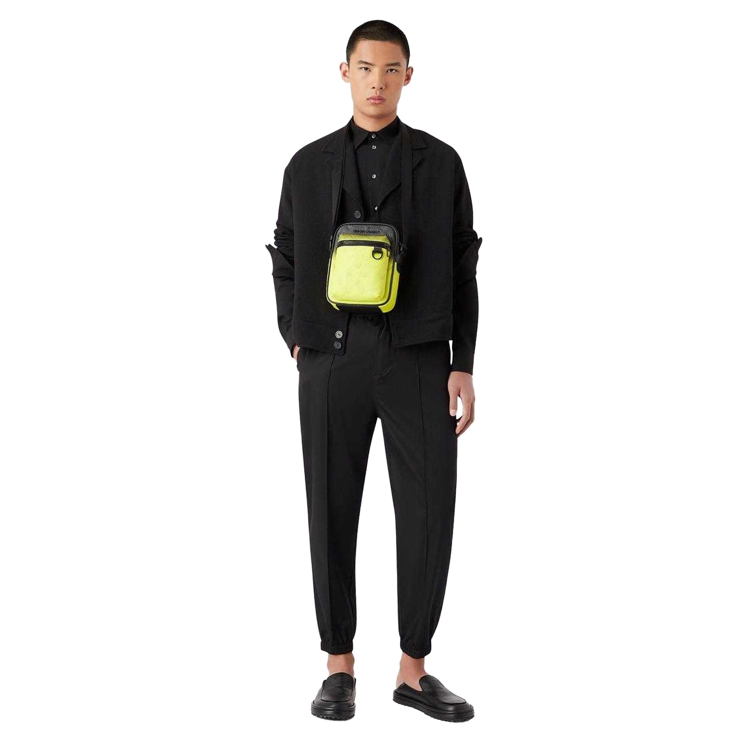 Black - Lifestyle - Emporio Armani Mens Shirt