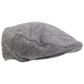 Grey - Front - Mens Traditional Lined Flat Cap