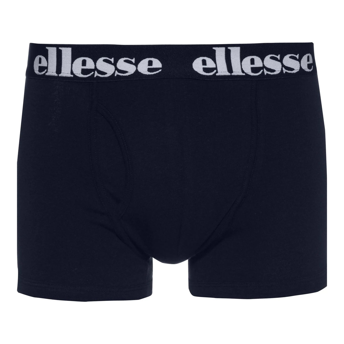 Black-Grey-Navy - Side - Ellesse Mens Hali Boxer Shorts (Pack of 3)