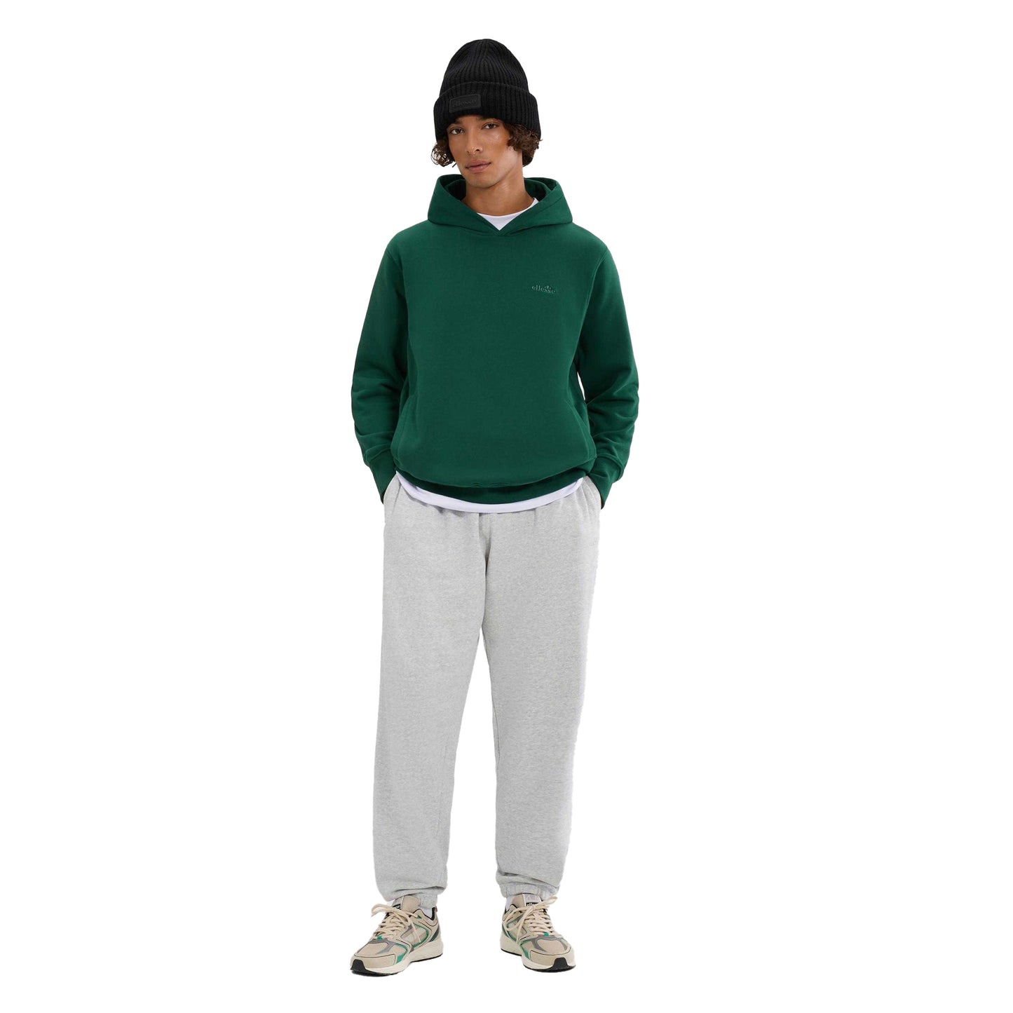 Dark Green - Lifestyle - Ellesse Mens Madone Hoodie