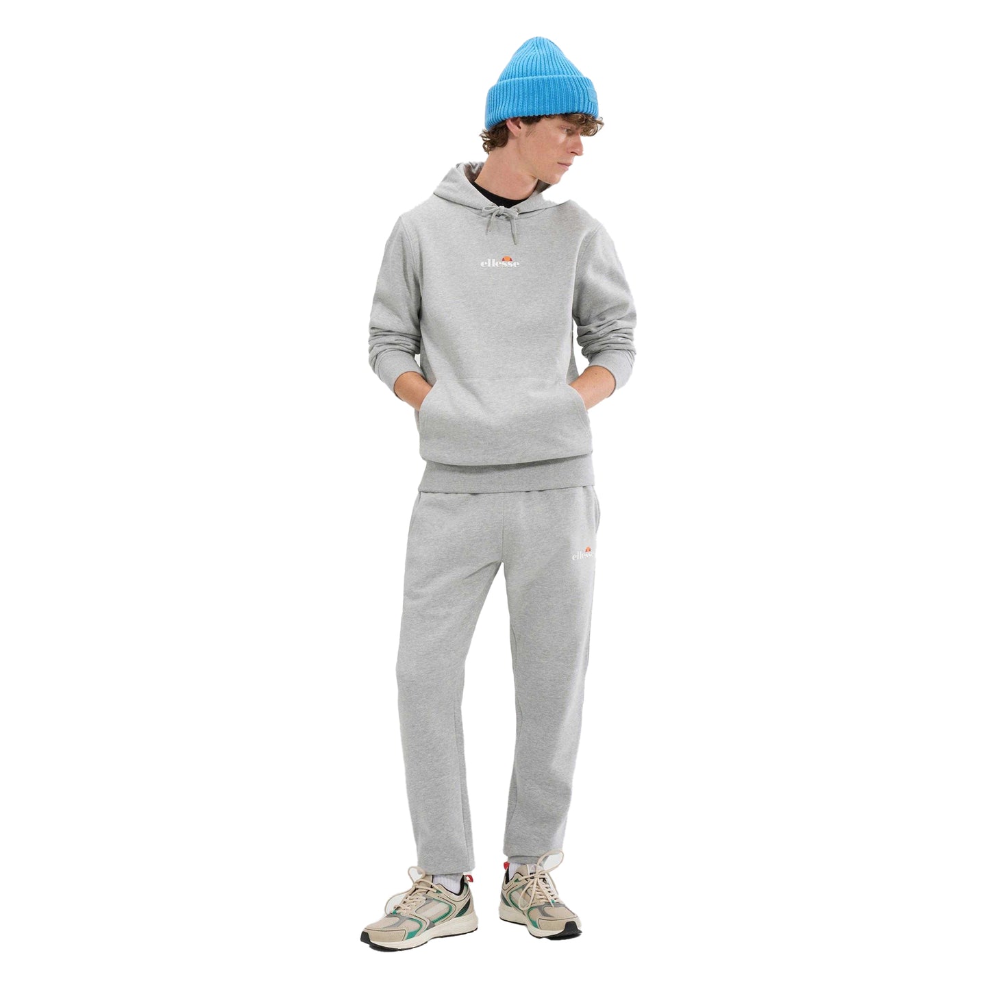 Light Grey Marl - Lifestyle - Ellesse Mens Pershuta 2 Hoodie