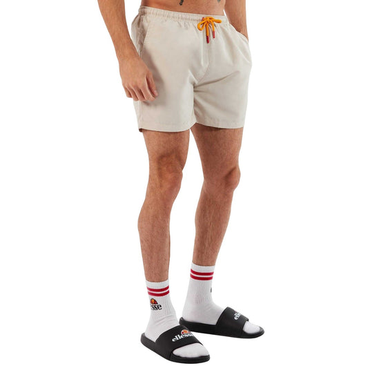 Beige - Front - Ellesse Mens Knights Swim Shorts