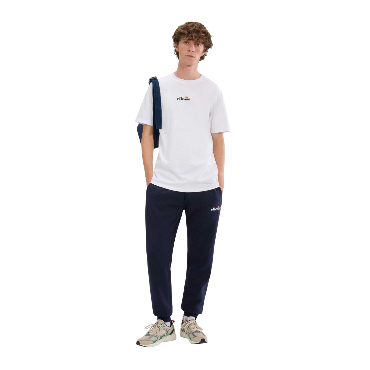 White - Lifestyle - Ellesse Mens Ollio 2 T-Shirt
