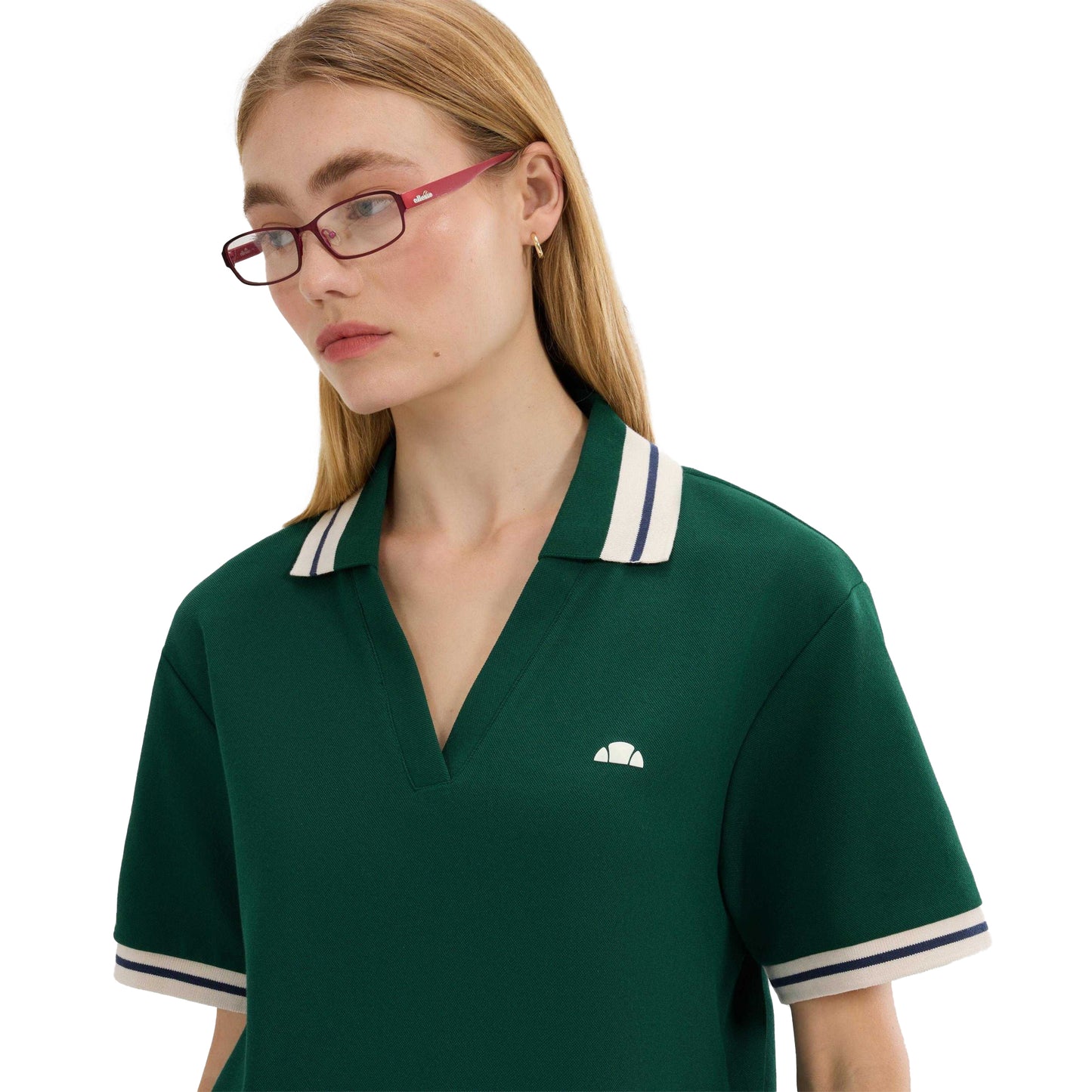 Dark Green - Lifestyle - Ellesse Womens-Ladies Fernie Polo Shirt
