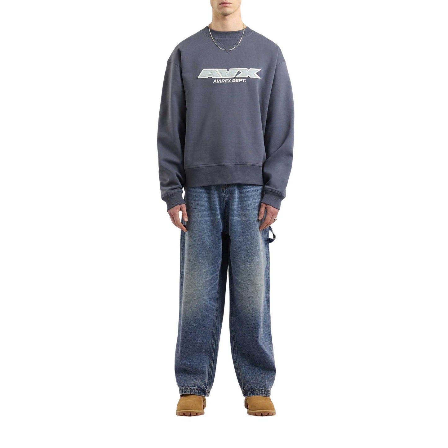 Slate Blue - Lifestyle - AVX Mens Sweatshirt