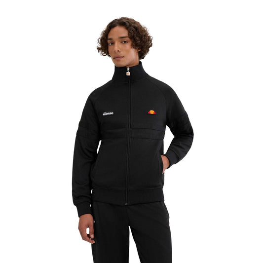 Black-Monochrome - Front - Ellesse Mens Rimini Track Jacket