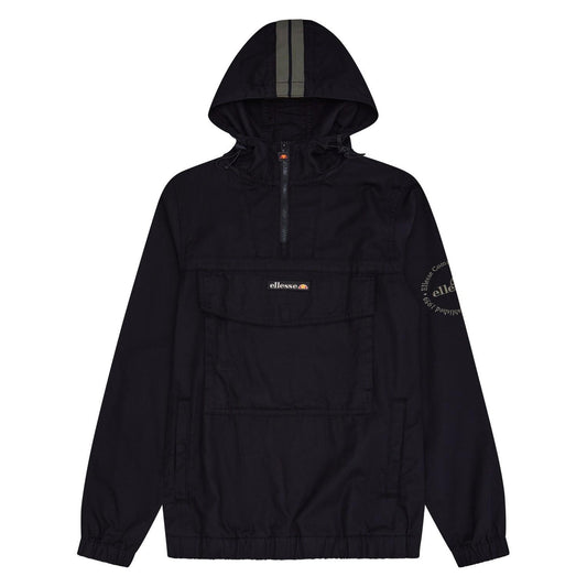 Black - Front - Ellesse Unisex Adult Cologne Overhead Jacket