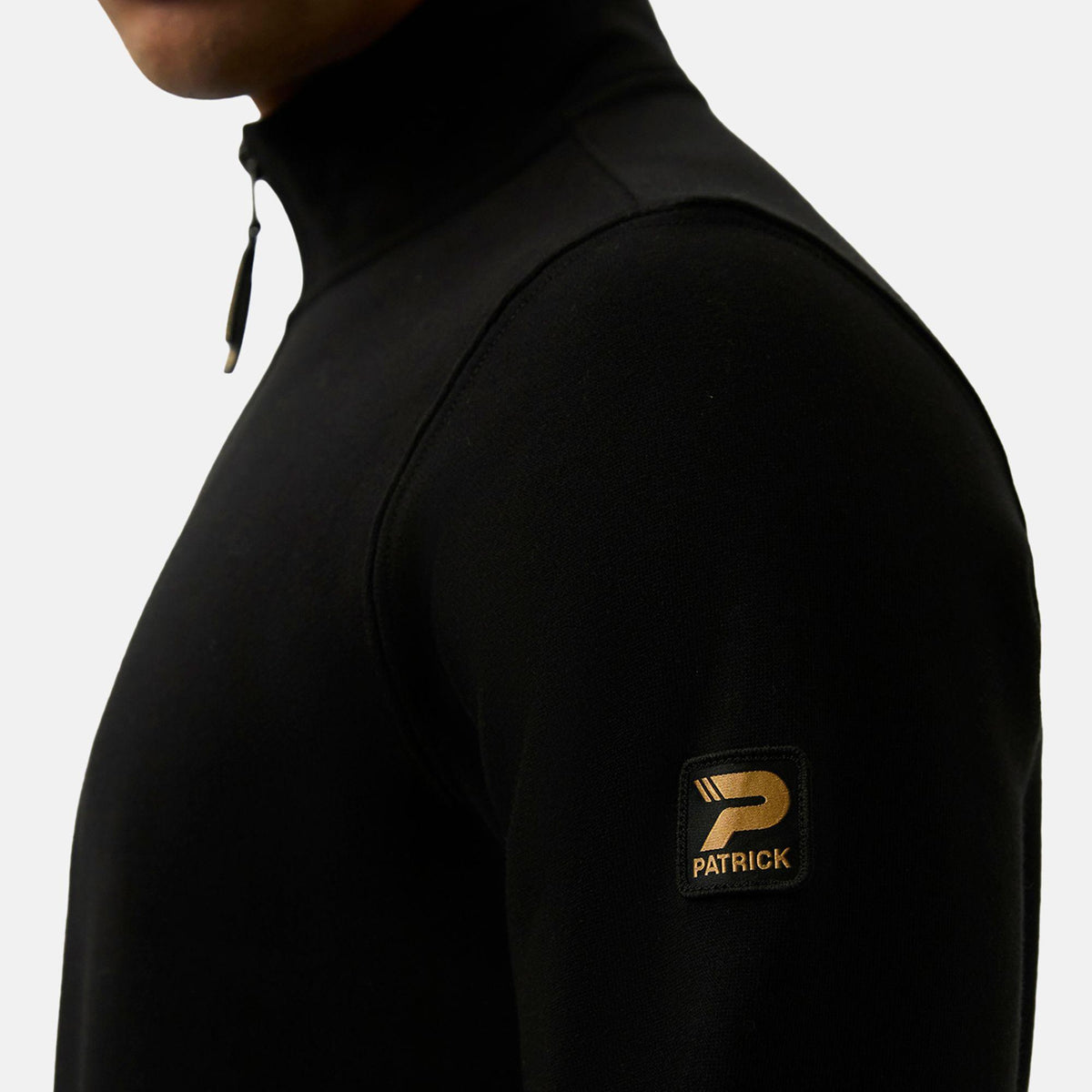 Black - Lifestyle - Patrick Mens Harlem Quarter Zip Top