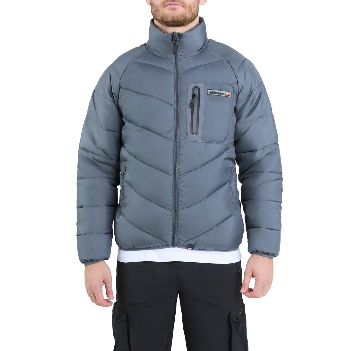 Grey - Lifestyle - Ellesse Mens Lalizo Puffer Jacket